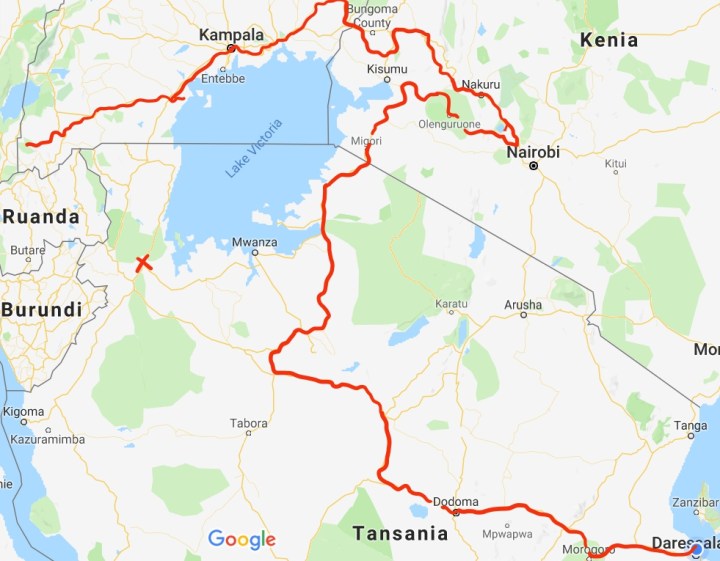 from biharamulo to kambuga